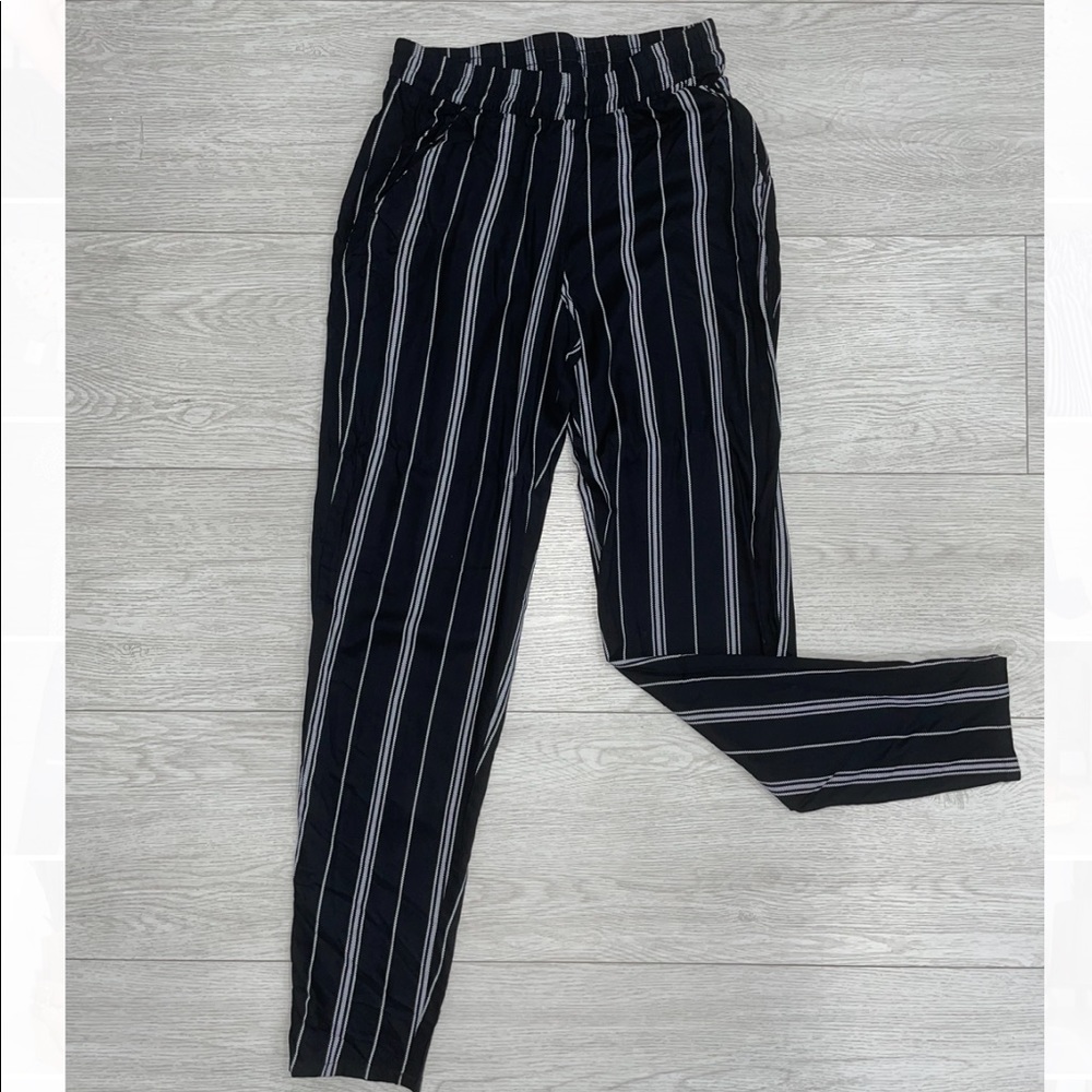 Striped office pants